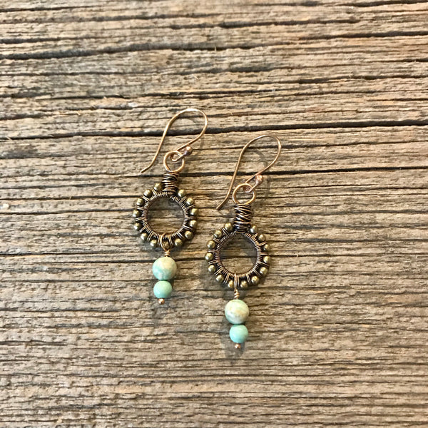 Turquoise Earrings Item# E1500-8