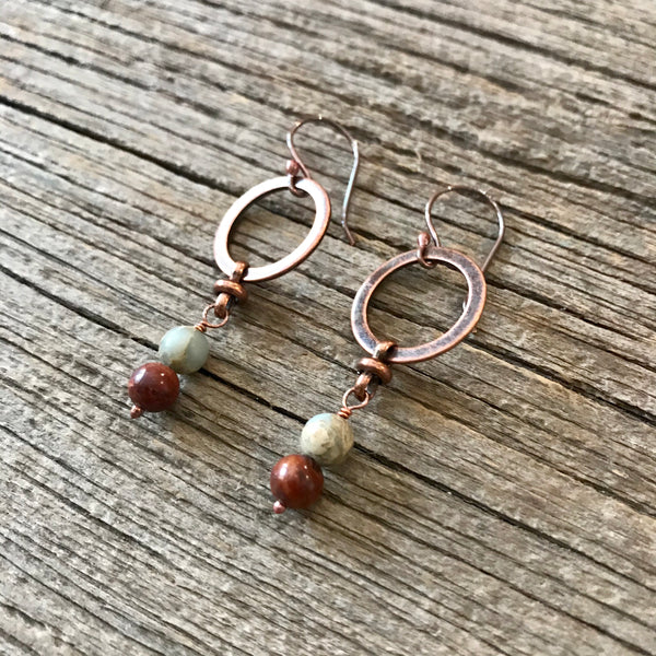 African Opal Earrings Item# E1300-9