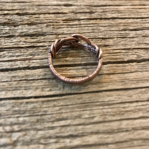 Copper Knot Band Sz 7 1/4 Item# R1200-8