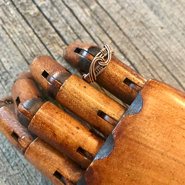 Copper Knot Band Sz 6 1/4 Item# R1250-5