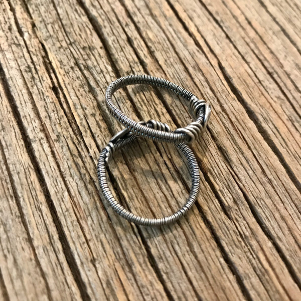 Sterling Silver Double Wire Wave Ring Item# R1400-1
