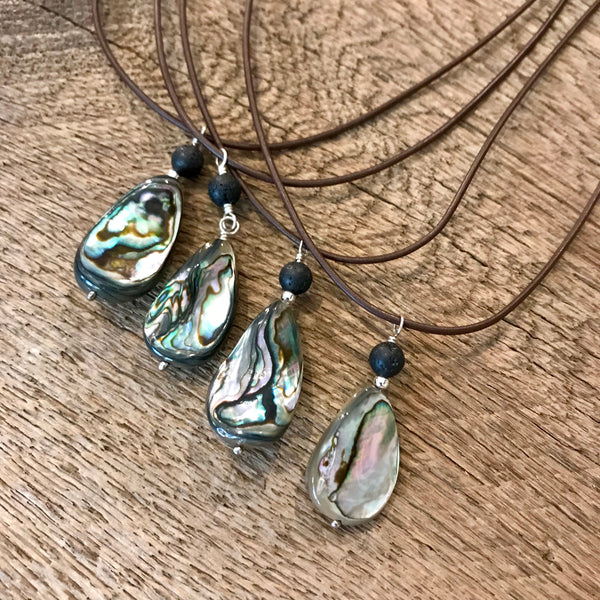 Abalone Aromatherapy Necklace Item# N1400-10