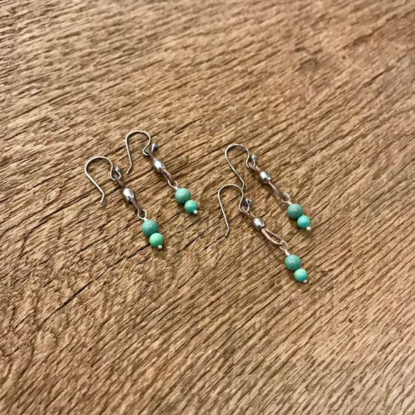 Simple Turquoise Earrings Item# E1500-5