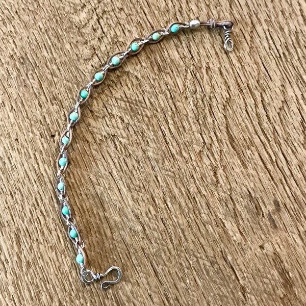 Turquoise Wave Bracelet  Item# B2200-9